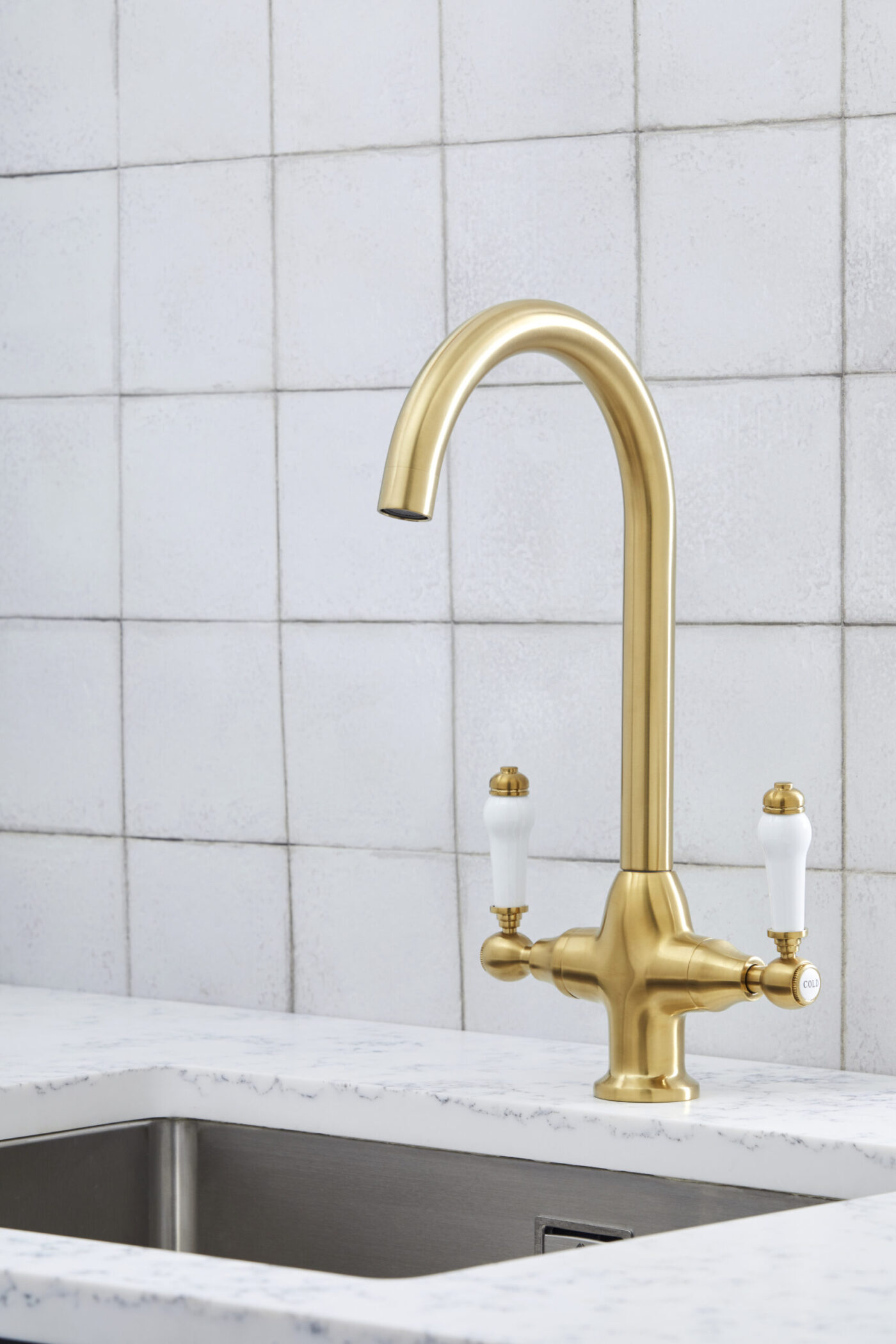 Venice Kitchen Tap - Brushed Gold