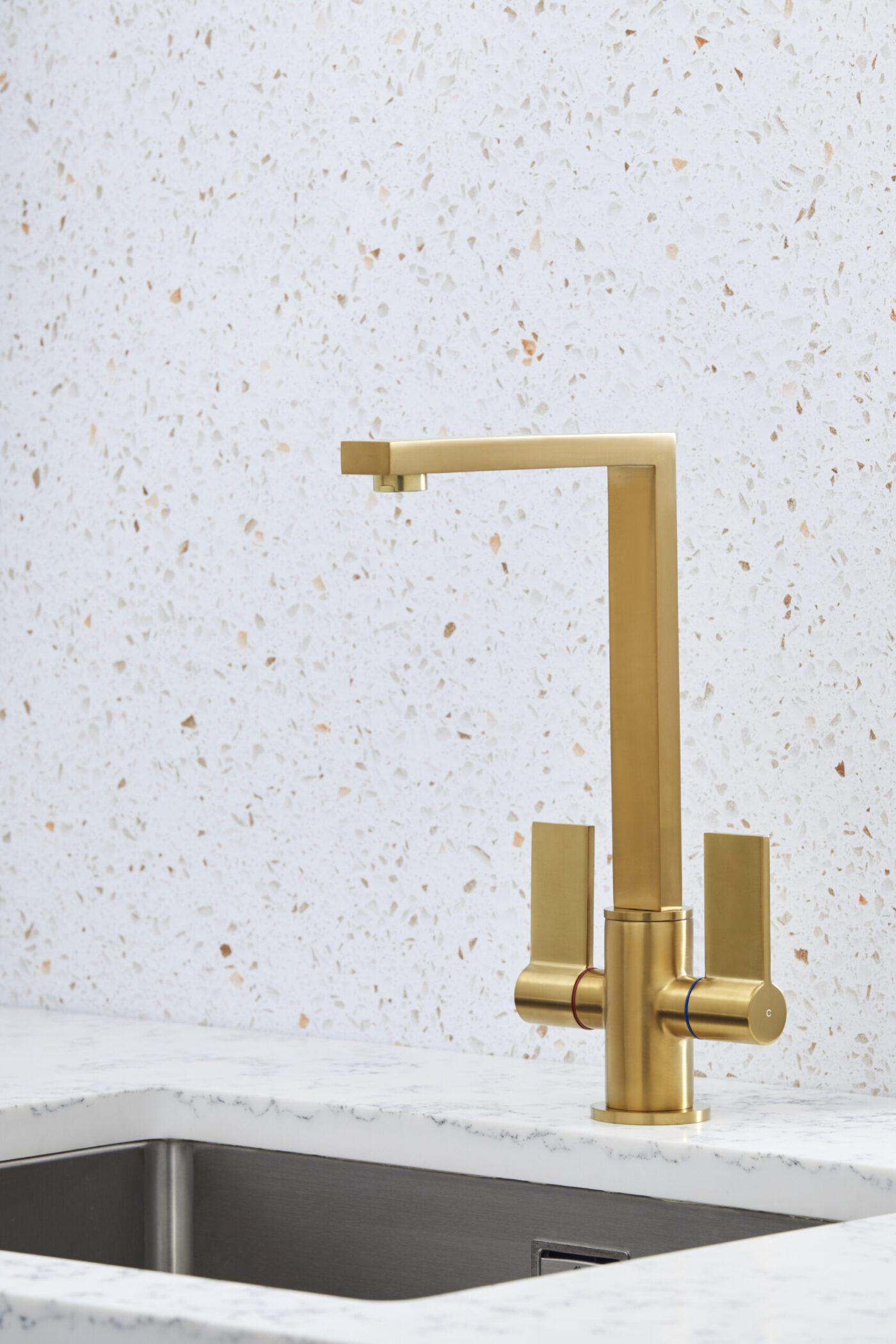 Catania Kitchen Tap - Brushed Gold