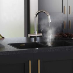 Messina Swan Neck 3-in-1 Boiling Tap - Brushed Nickel