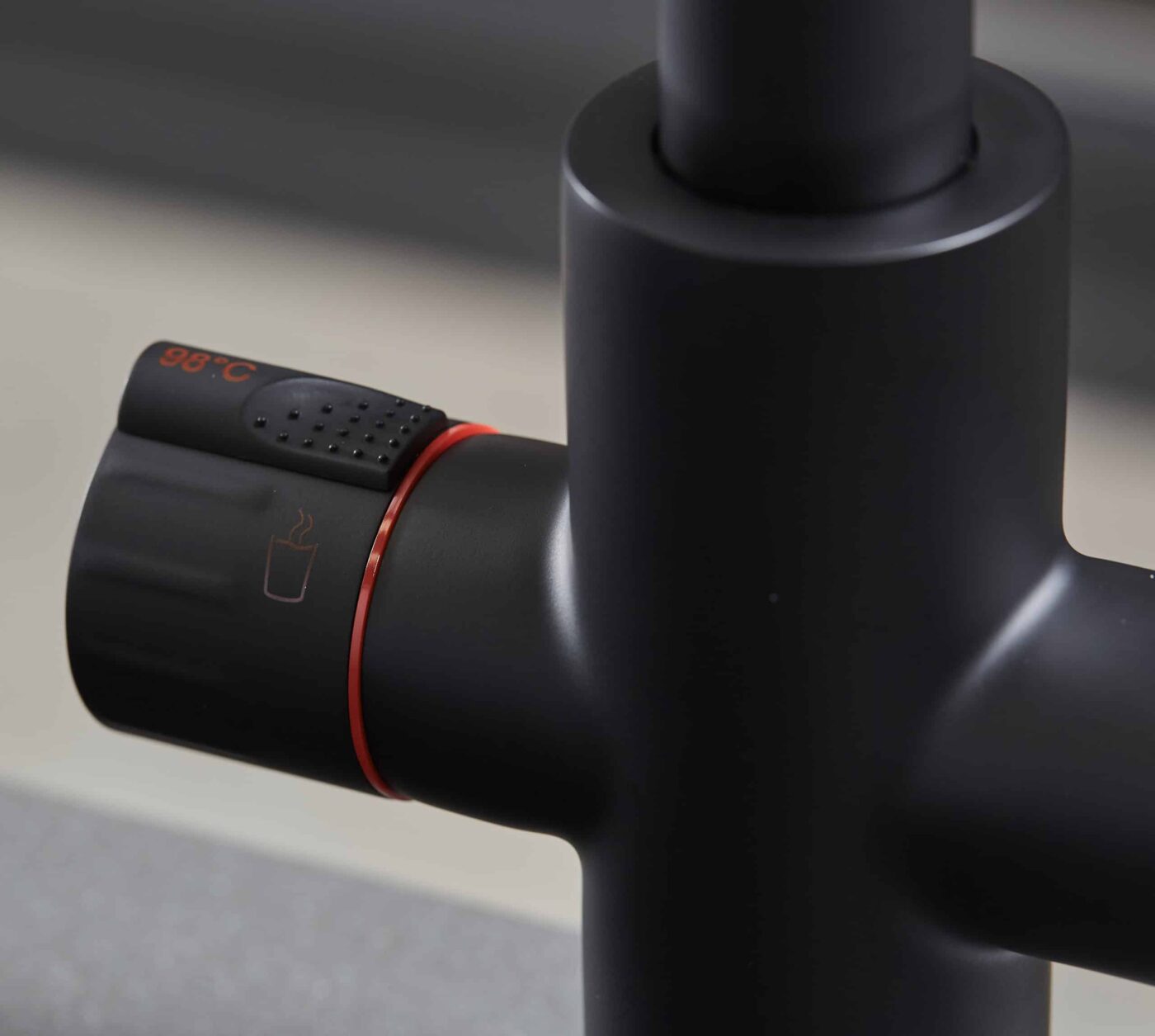 Roma Swan Neck 4-in-1 Pull Out Boiling Tap - Matt Black - Image 7