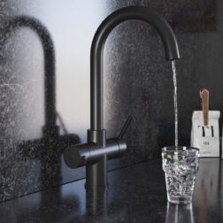 Genoa Swan Neck 4-in-1 Boiling Tap - Matt Black
