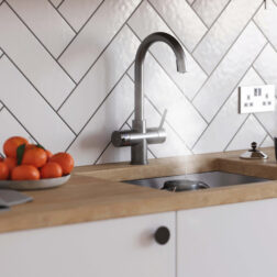 Genoa Swan Neck 4-in-1 Boiling Tap - Gun Metal