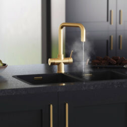 Messina D-Shape 3-in-1 Boiling Tap - Brushed Gold
