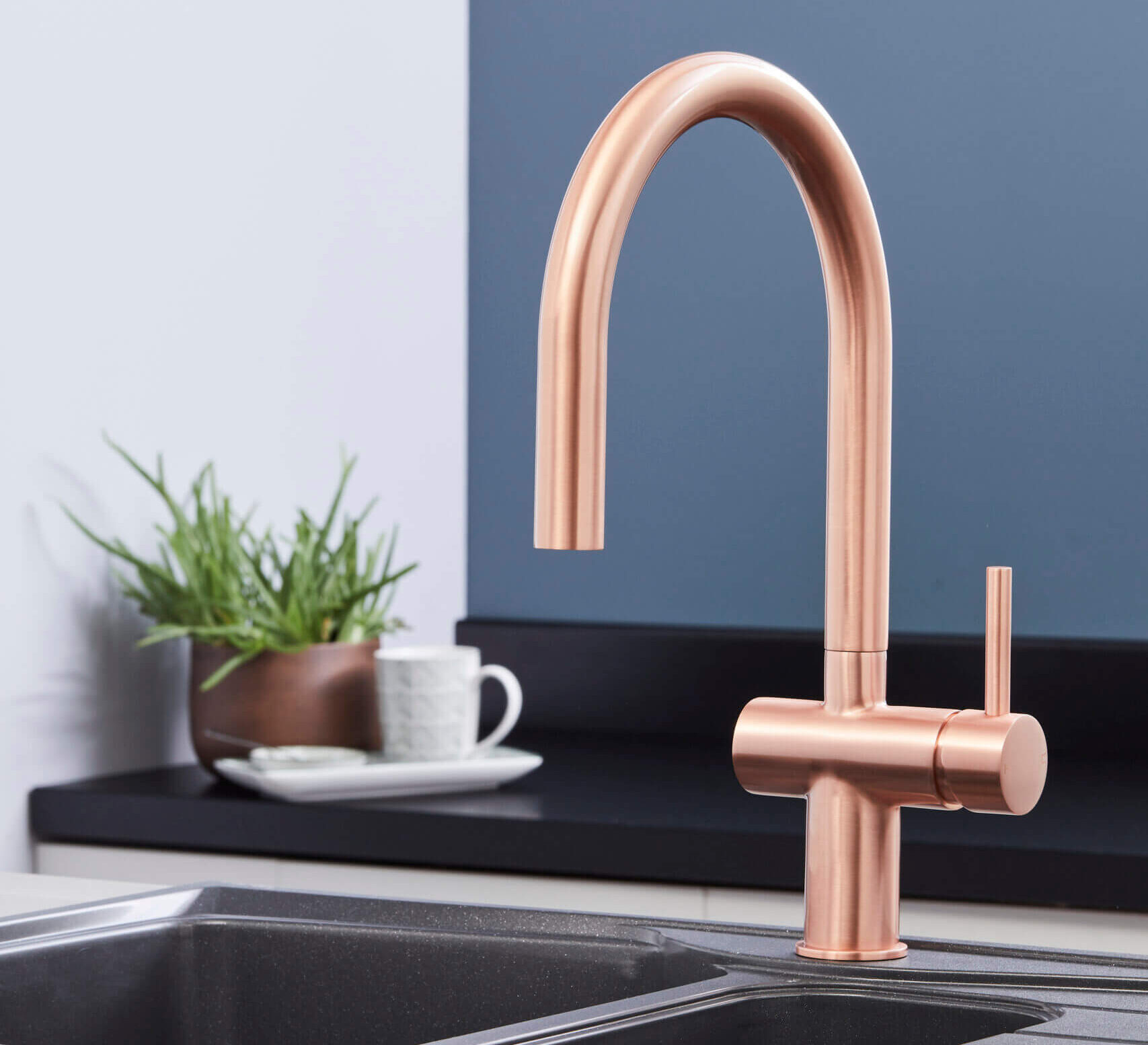 Livorno Kitchen Tap - Copper