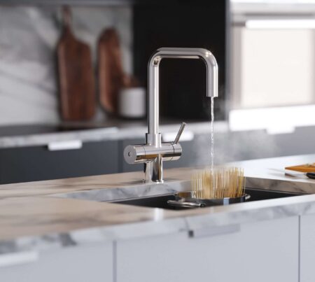 Messina D-Shape 3-in-1 Boiling Tap - Chrome